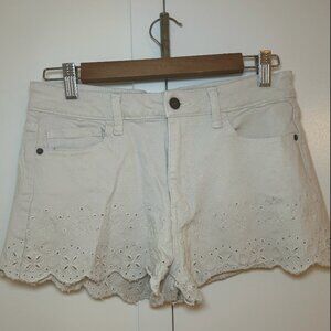 Forever 21 Floral Cut Out Shorts